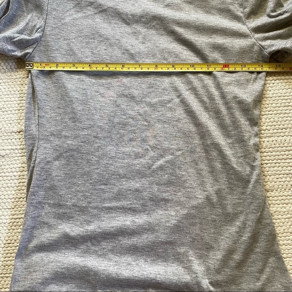 Spicy Holic Gray Shoulder Padded T-Shirt Size S - Picture 6 of 8